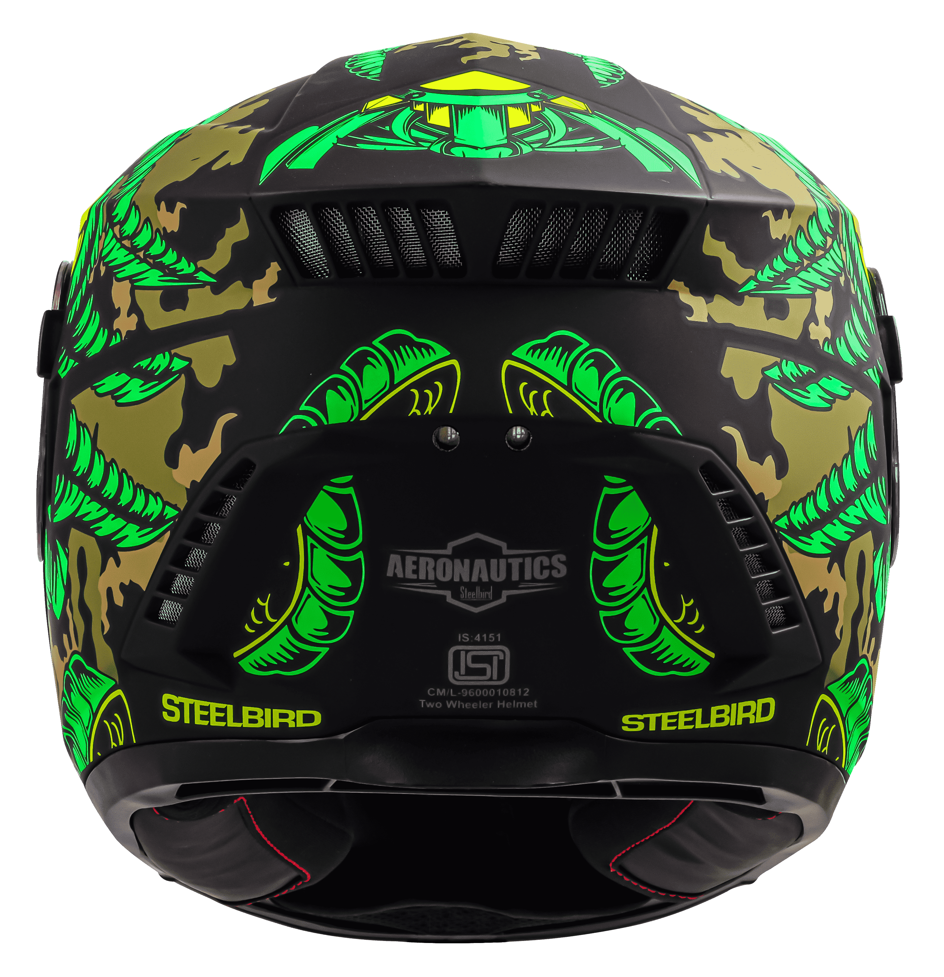 SBH-40 ISS BT EVIL EYE GLOSSY BLACK FLUO GREEN